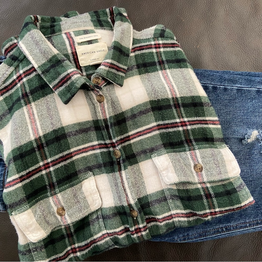 American Eagle Super Soft Flannel Shirt